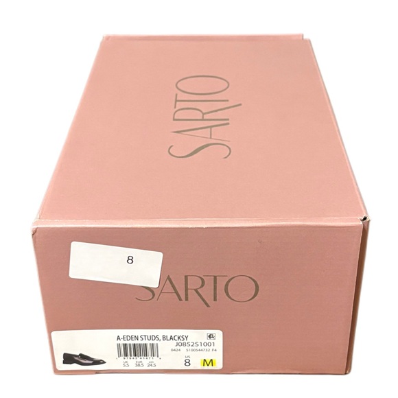 Franco Sarto Glossy Black Loafers - Picture 9 of 9